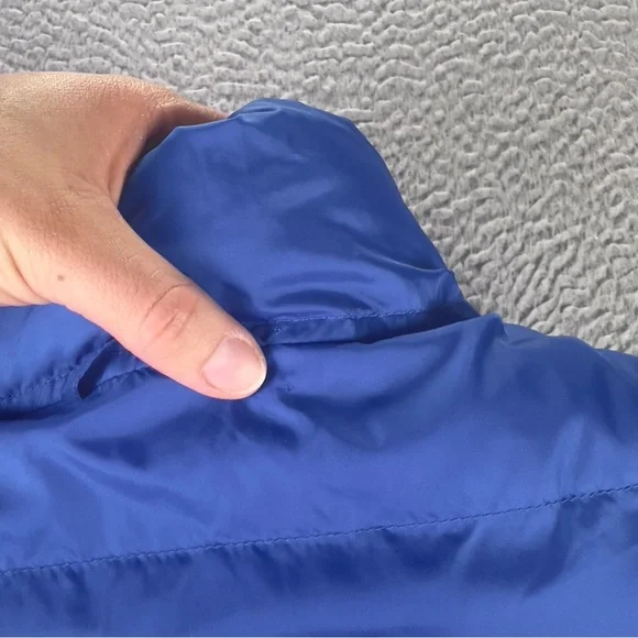 IBKUL Reversible Puffer Vest Womens Small Blue Floral Full Zip Active Outdoors - Picture 10 of 10